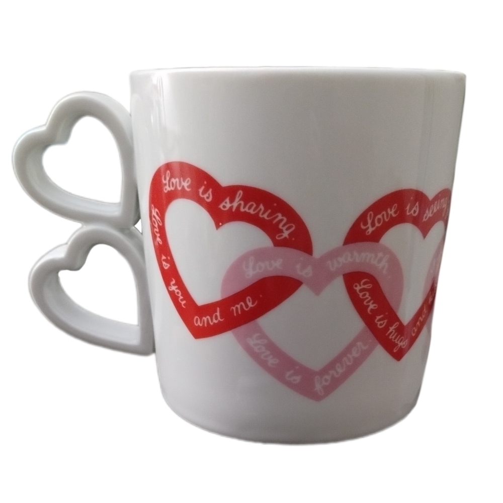 Vintage Avon Love Is Hearts Mug